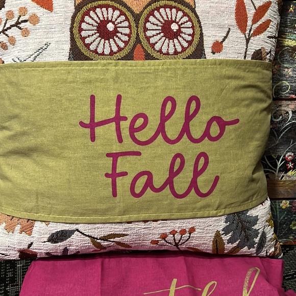 New Set of Two “grateful” and “Hello Fall” Home Collection Pillow Wraps - Picture 10 of 11
